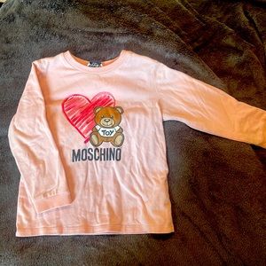 Moschino girls shirt. 2-3 years